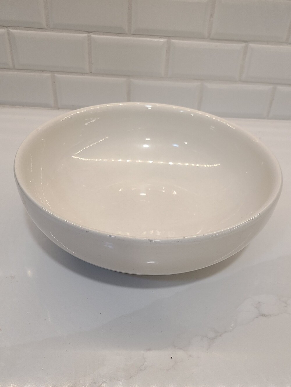 Vintage Hall 1293 White Serving Bowl 9 Inch